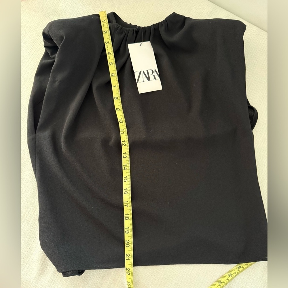 New Zara Black Blouse - Picture 7 of 7